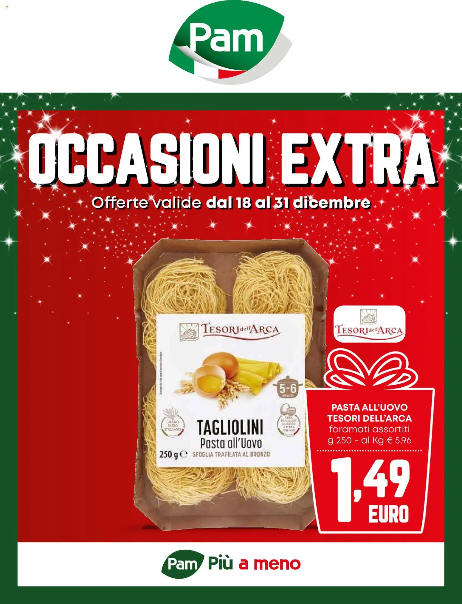 Volantino PAM del 18.12.2025 | Pagina: 1 | Prodotti: Pasta