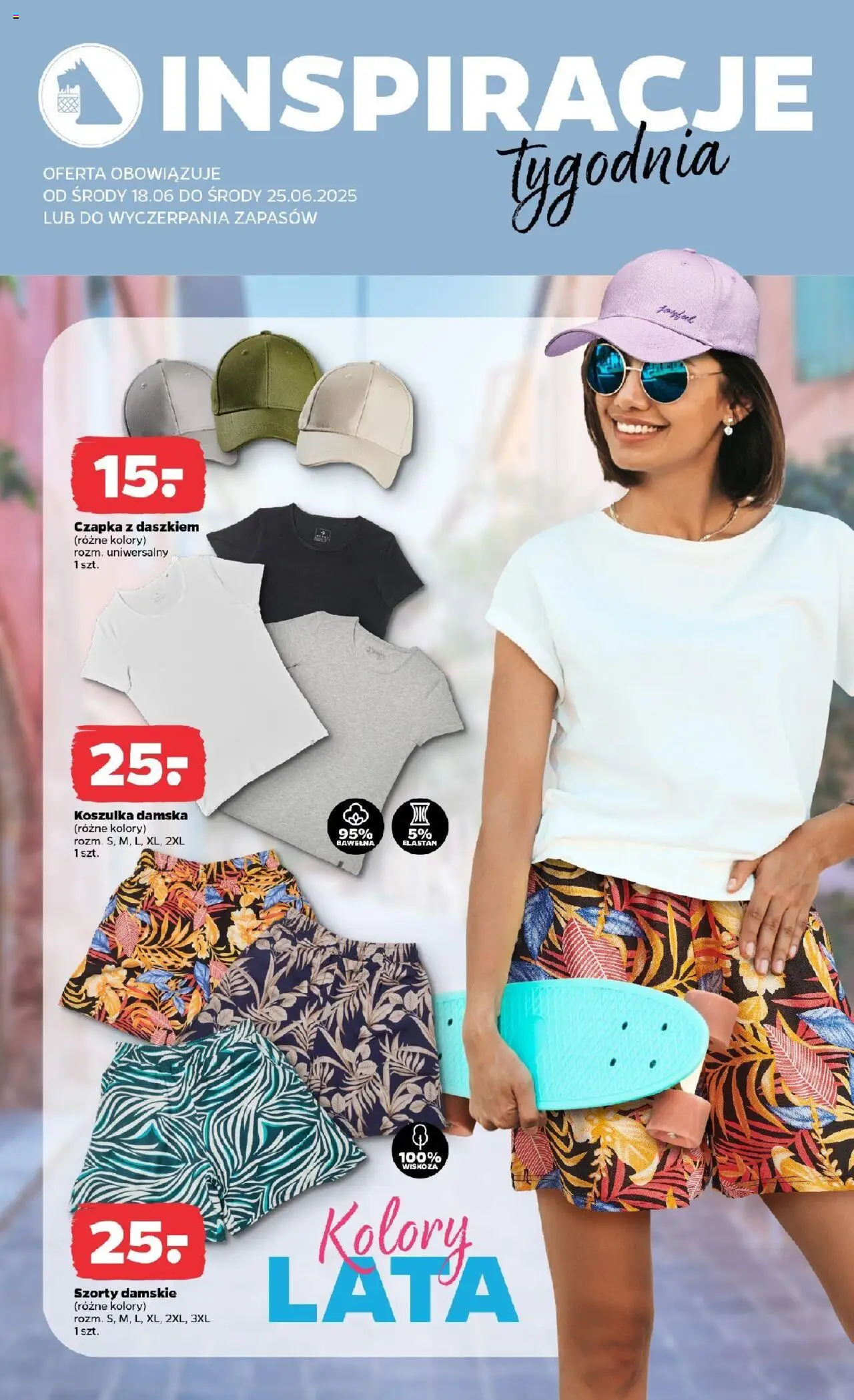 Netto gazetka - Spożywcza od 18.06.2025 | Strona: 23 | Produkty: Szorty, Czapka