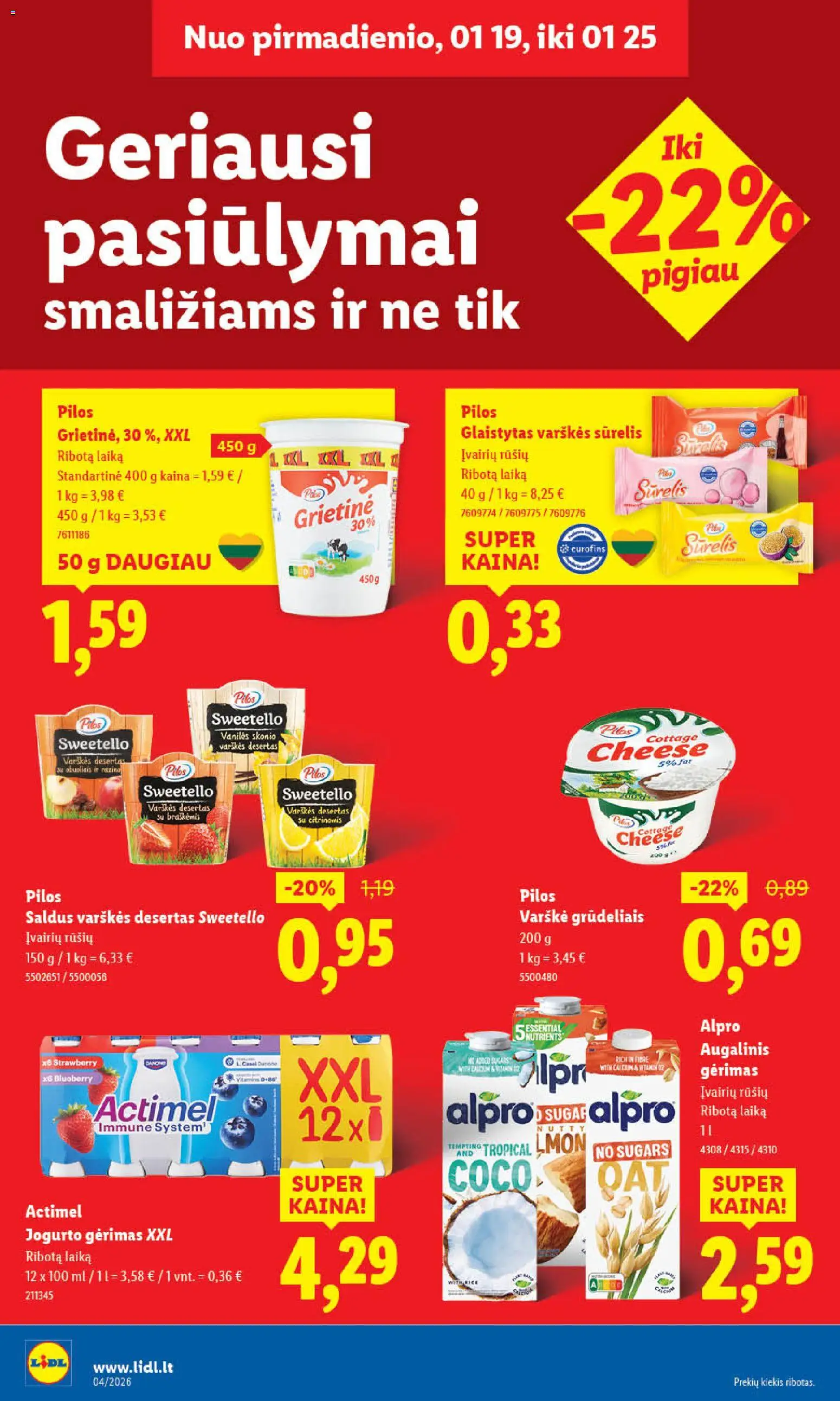 LIDL akcijos nuo 19.01.2026 | Puslapis: 24