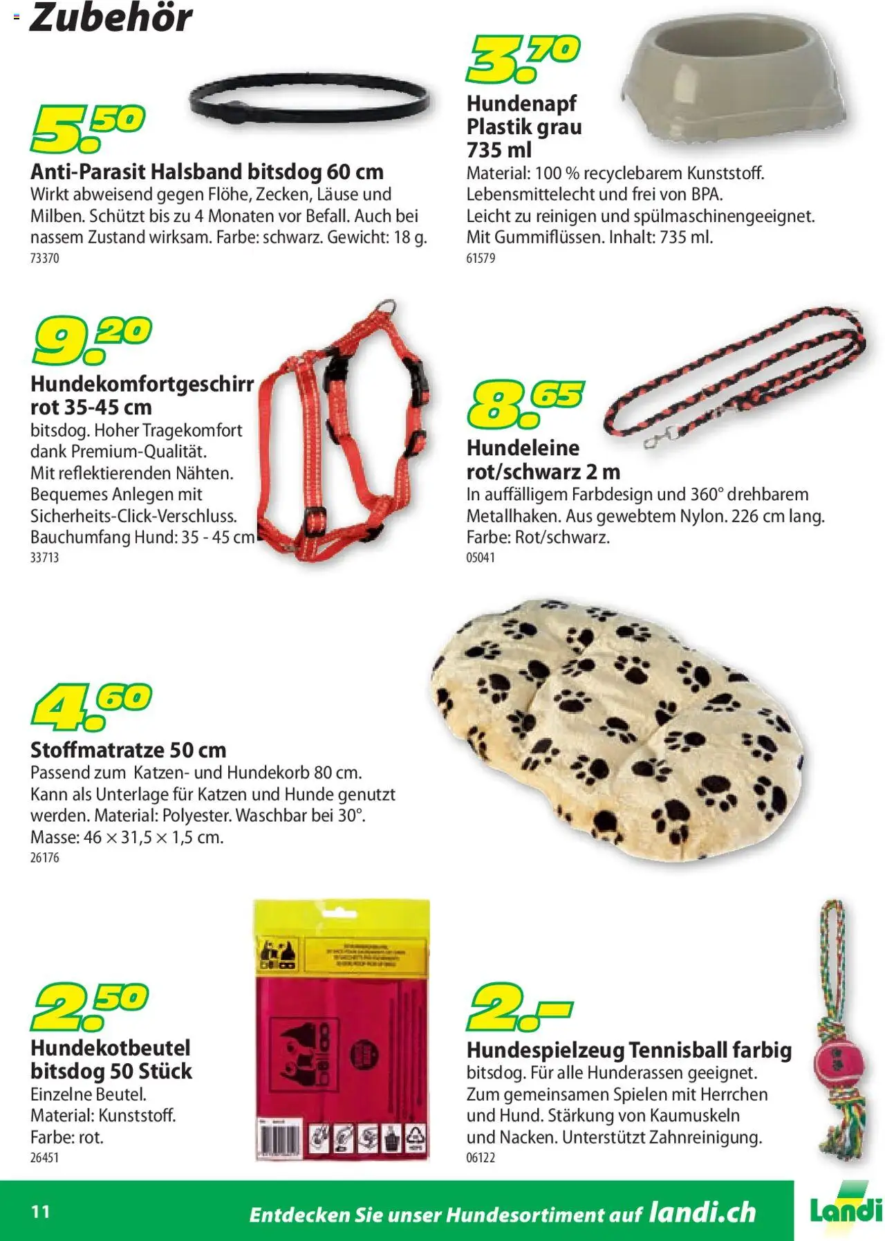 Landi Aktionen bitsdog ab 02.01.2025 | Seite: 11 | Produkte: Gewicht