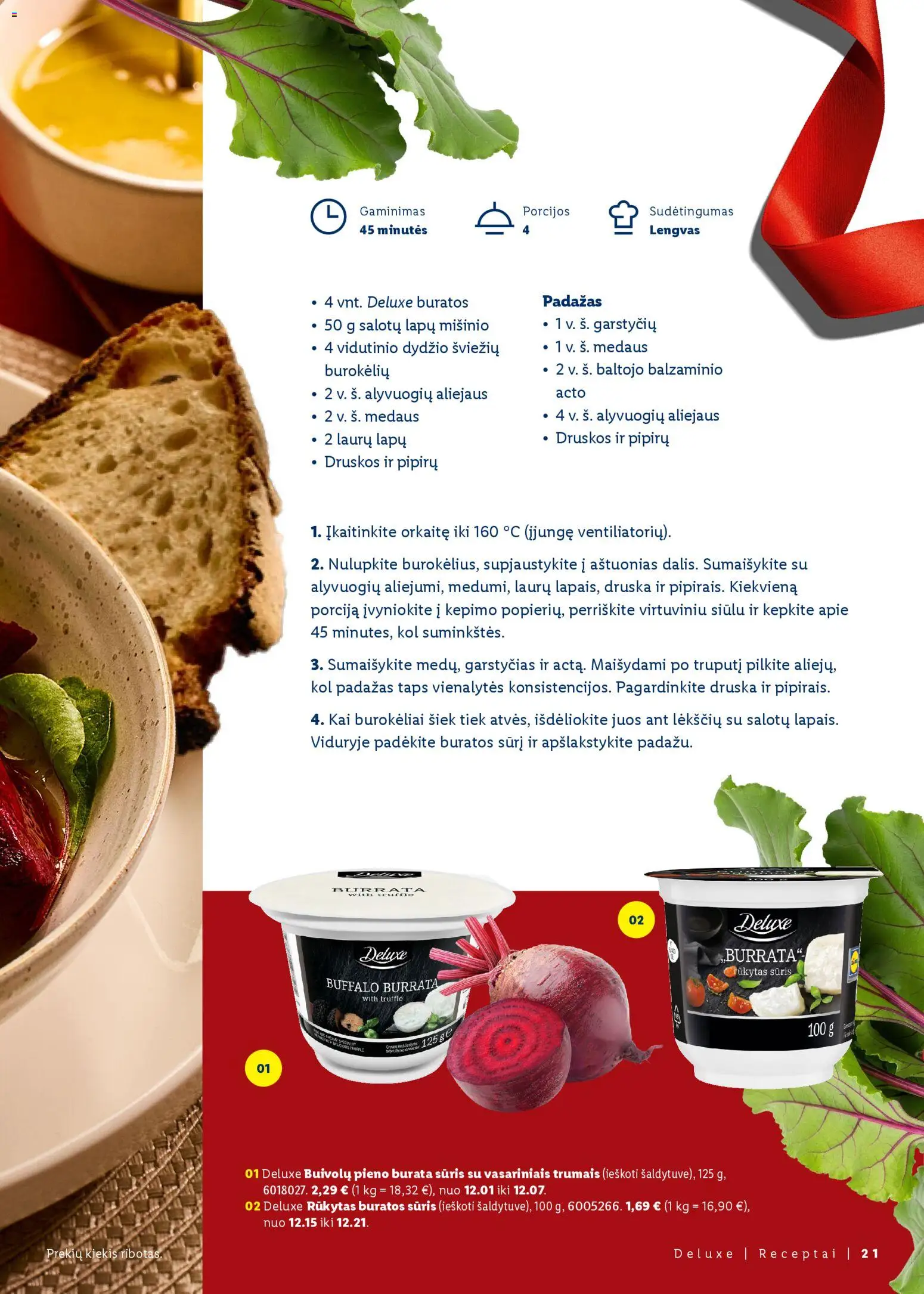 LIDL akcijos nuo 23.11.2025 | Puslapis: 21 | Prekių: Sūris, Druska, Orkaitė, Padažas