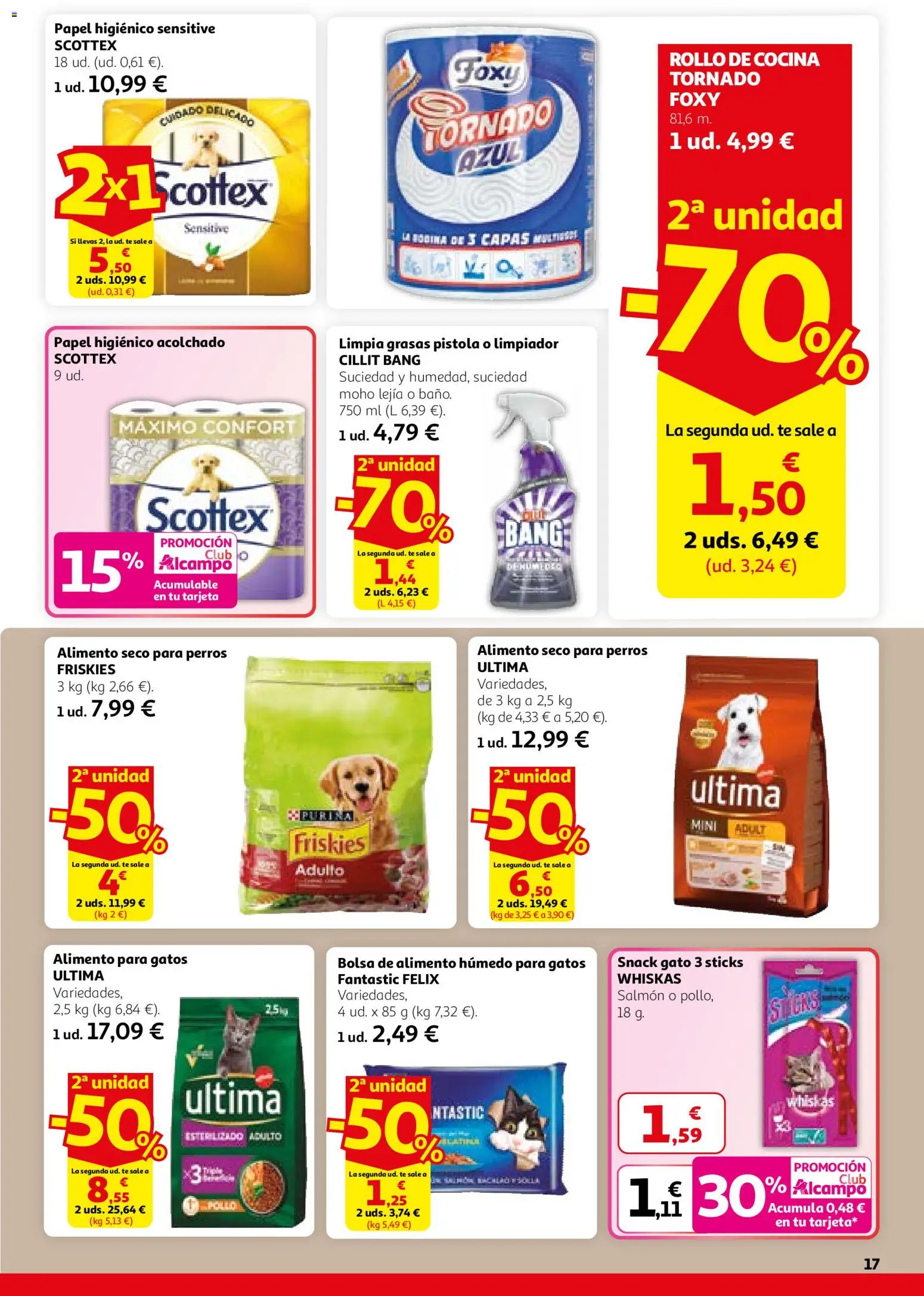 Alcampo - HG Catalán │ válido desde el 26.02.2026 | Página: 17 | Productos: Papel higienico, Té, Cocina, Baño