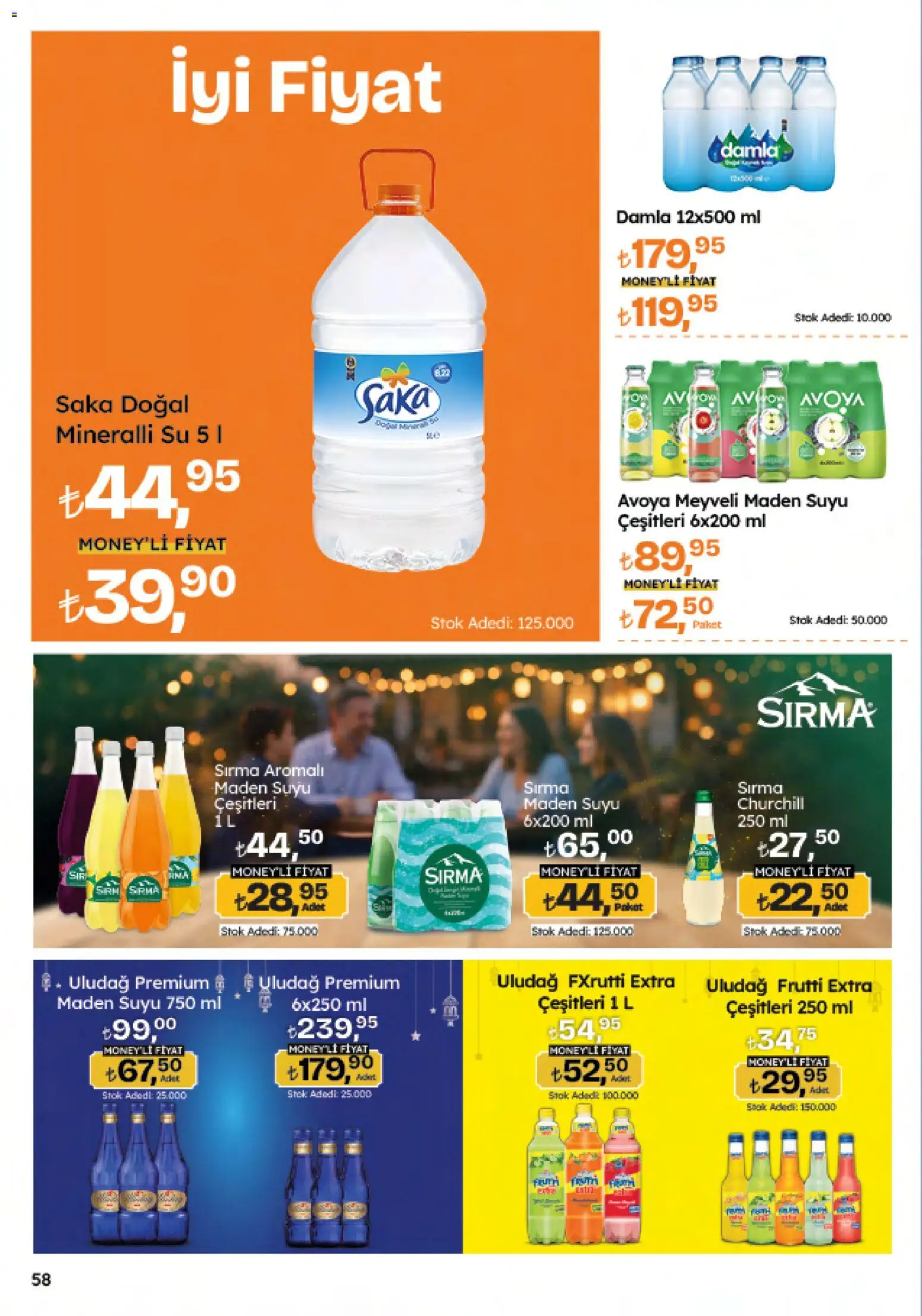Migros Katalog - Migroskop - 12.03.2026 tarihinden itibaren geçerlidir | Sayfa: 58 | Ürünler: Su, Maden suyu