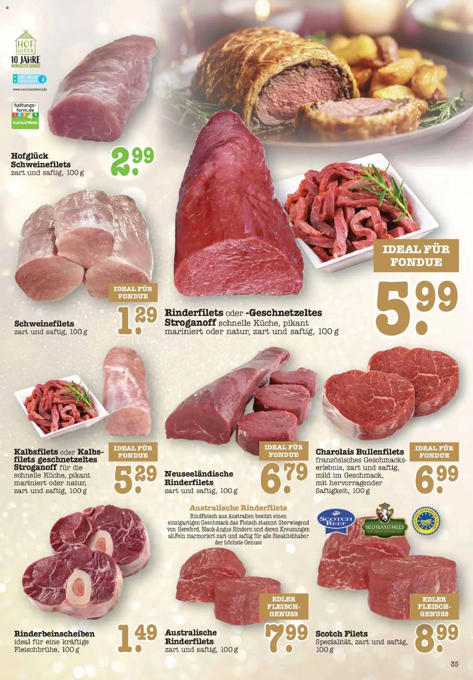 Edeka prospekt Bühlertal	 – gültig ab 15.12.2025 | Seite: 3 | Produkte: Rindfleisch, Fondue, Fleisch