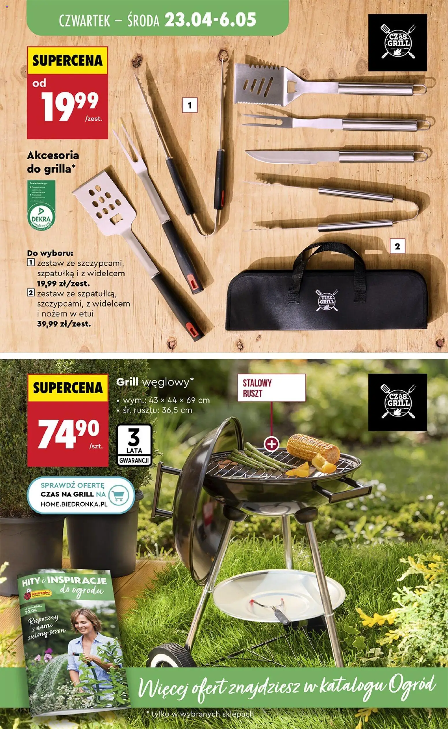 Biedronka gazetka od czwartku od 23.04.2026 | Strona: 90 | Produkty: Grill, Ruszt