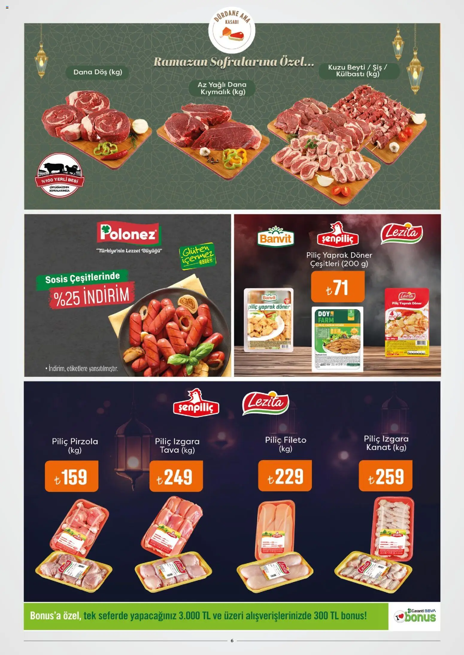 Özdilek Katalog - 24.02.2026 tarihinden itibaren geçerlidir | Sayfa: 6 | Ürünler: Sosis, Piliç, Pirzola, Izgara