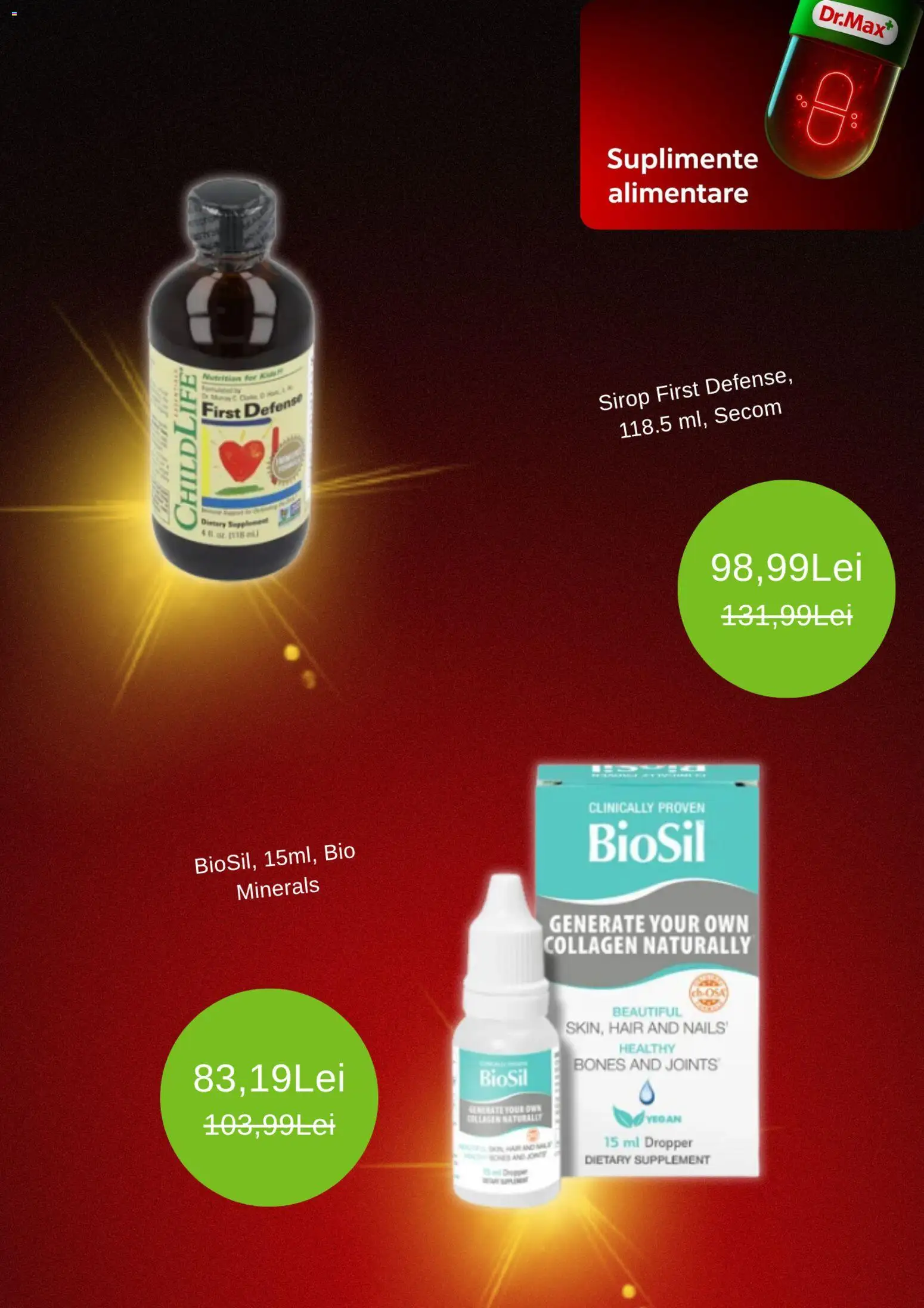 Noul catalog Dr.Max – valabil de la 10.11.2025 | Pagină: 2 | Produse: Şerit ödül, Sirop