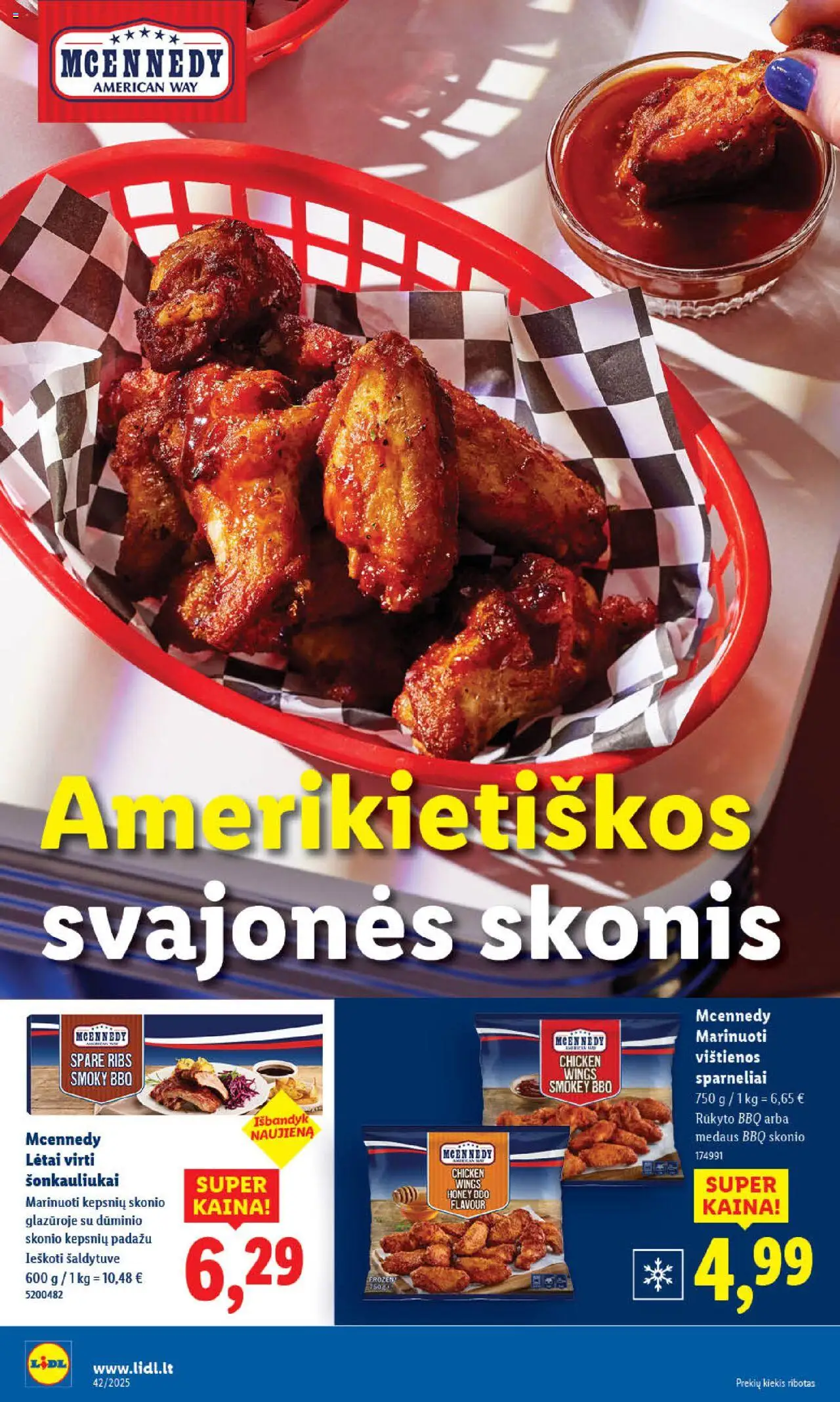 LIDL akcijos nuo 16.10.2025 | Puslapis: 22 | Prekių: Vištienos