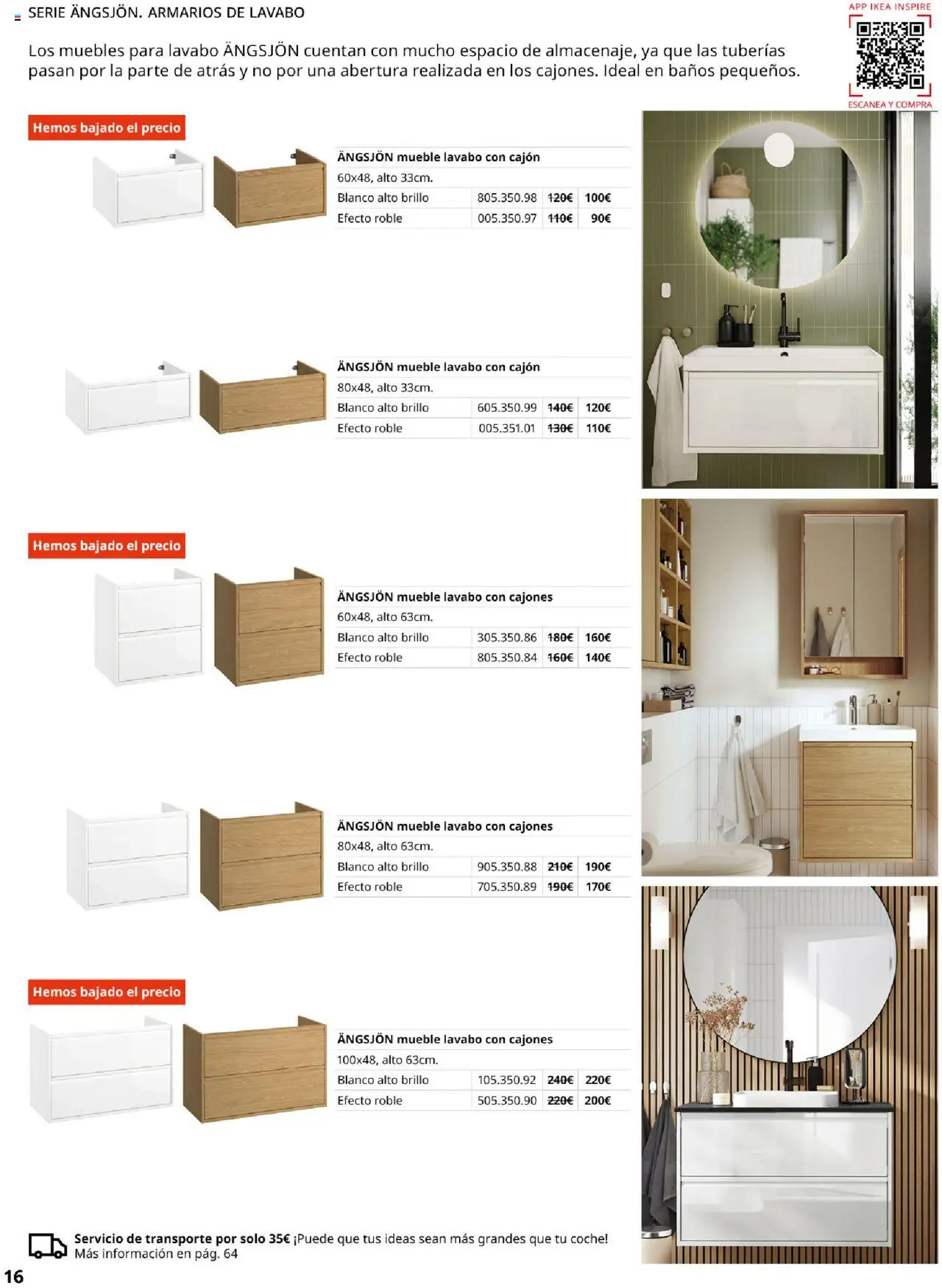 Catálogo IKEA Baňos │ válido desde el 04.02.2025 | Página: 16 | Productos: Muebles, Lavabo