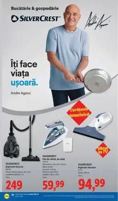 Ofertele Lidl valabile de la 14.04.2026 | Pagină: 34 | Produse: Cablu, Aspirator, Mâner, Apă