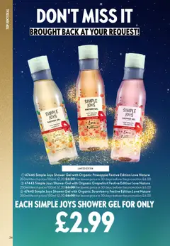 Preview of Oriflame - Offers valid from 12.11.2025 | Page: 34 | Products: Shower, Shower gel, Pineapple, Strawberry