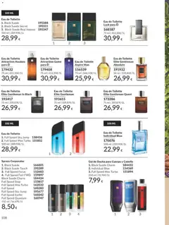 Vista previa Gel de Ducha para Cuerpo y Cabello, 1. Black Suede Charm, 2. Individual Blue, 3. Full Speed Max Turbo, Gel de Ducha para Cuerpo y Cabello 1. Black Suede Charm 2. Individual Blue 3. Full Speed Max Turbo 250 ml válido desde el 01.02.2026 | Página: 114