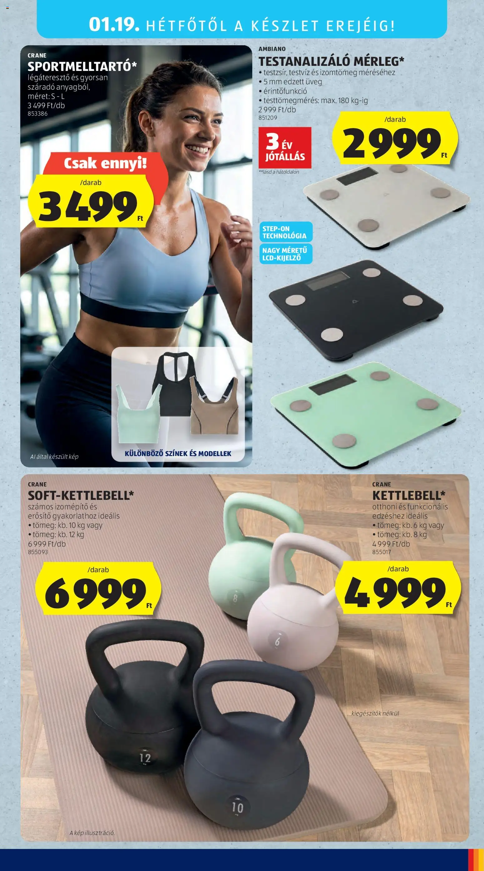 Aldi akciós ujság - amely érvényes a következő dátumtól: 15.01.2026 | Oldal: 41 | Termékek: Body, Erősítő