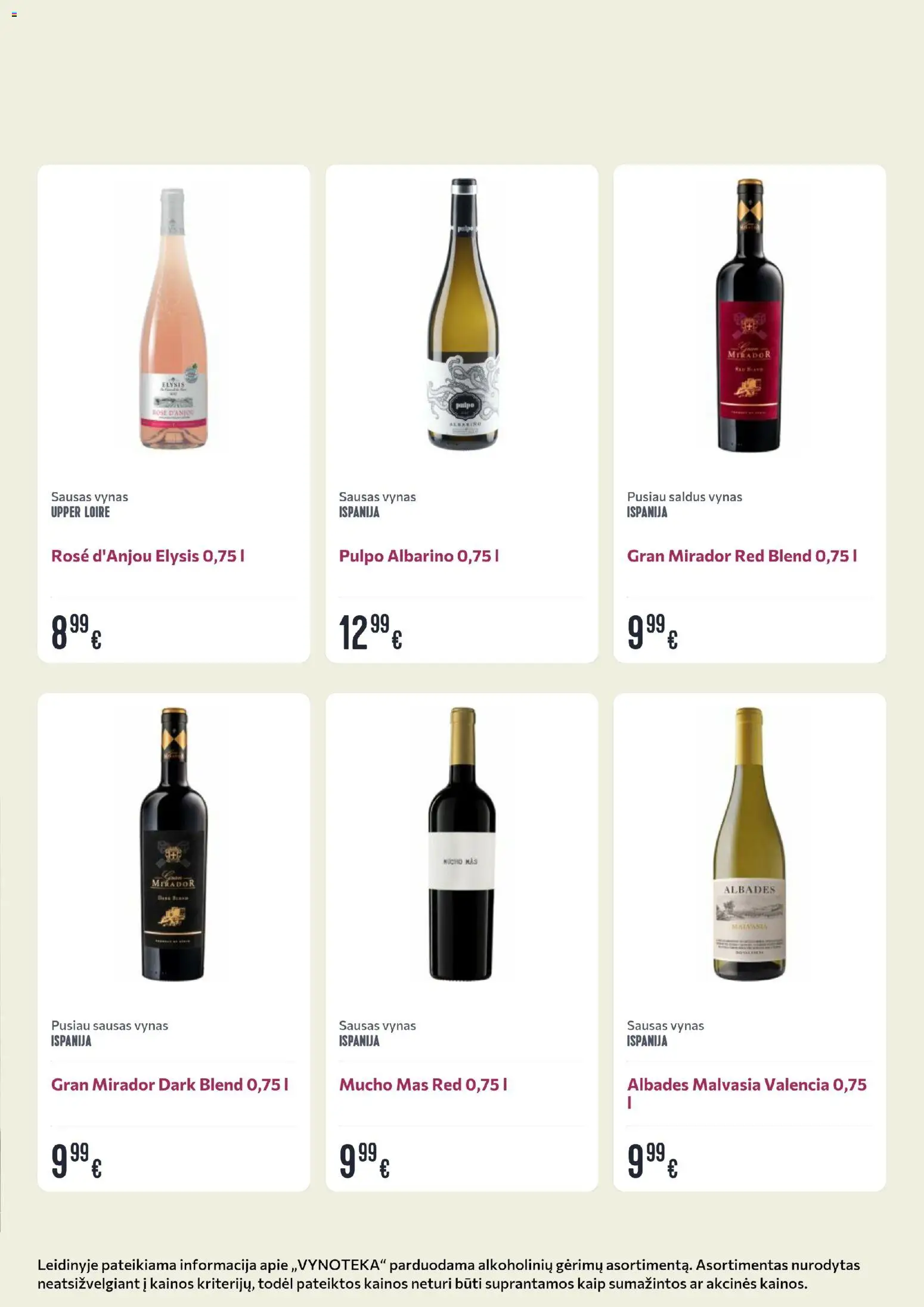 VYNOTEKA akcijos nuo 23.02.2026 | Puslapis: 18 | Prekių: Vynas