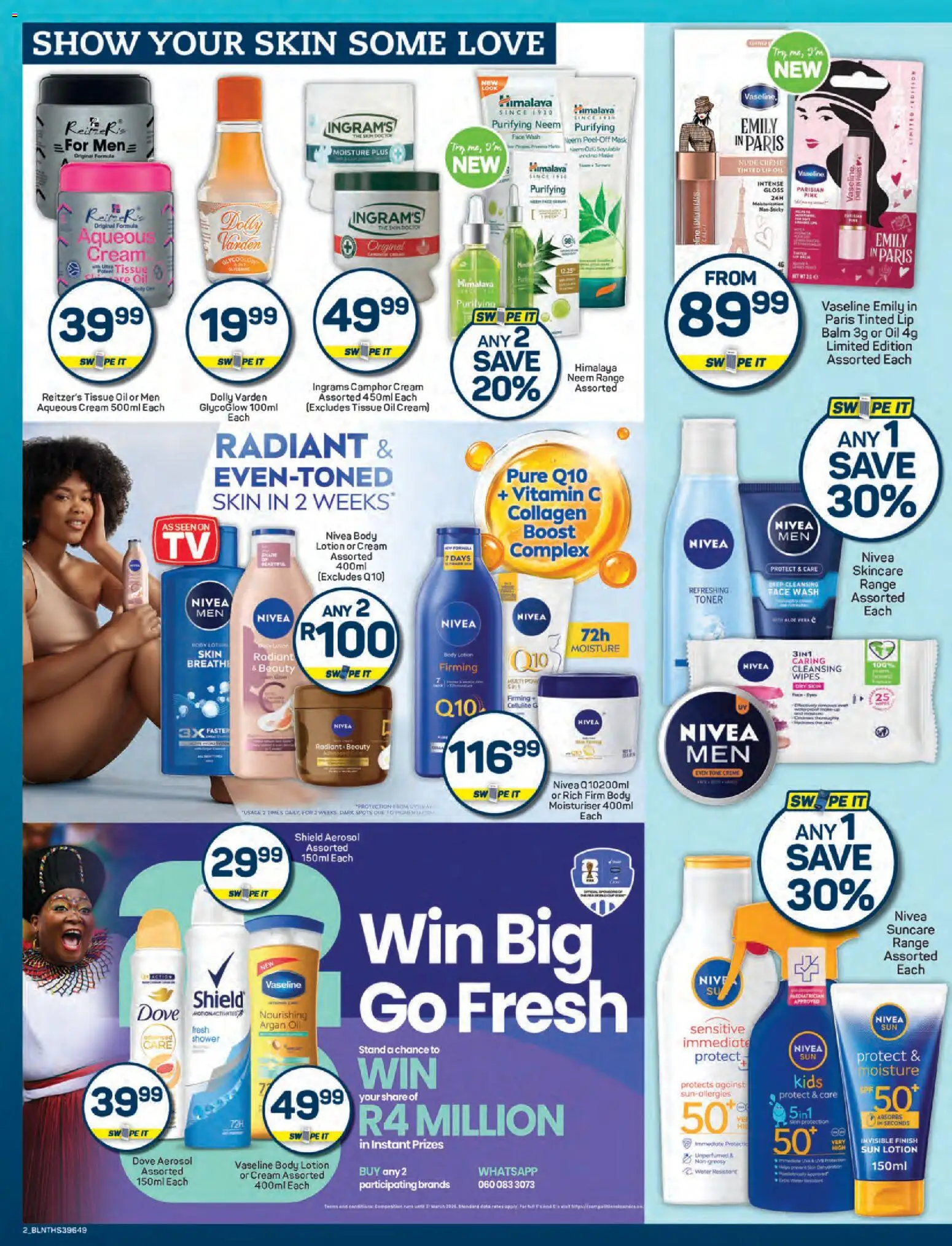 New Pick n Pay catalogue – valid from 25.02.2026 | Page: 2 | Products: Gloss, Mask, Water, Lotion