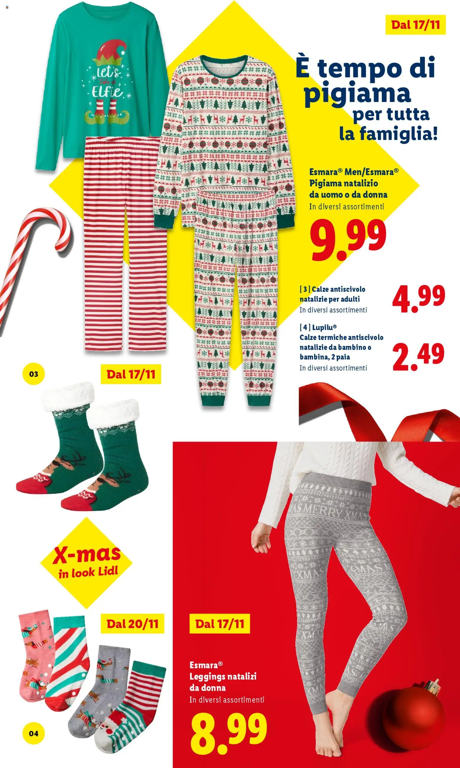 Volantino Lidl del 24.10.2025 | Pagina: 69 | Prodotti: Pigiama, Leggings