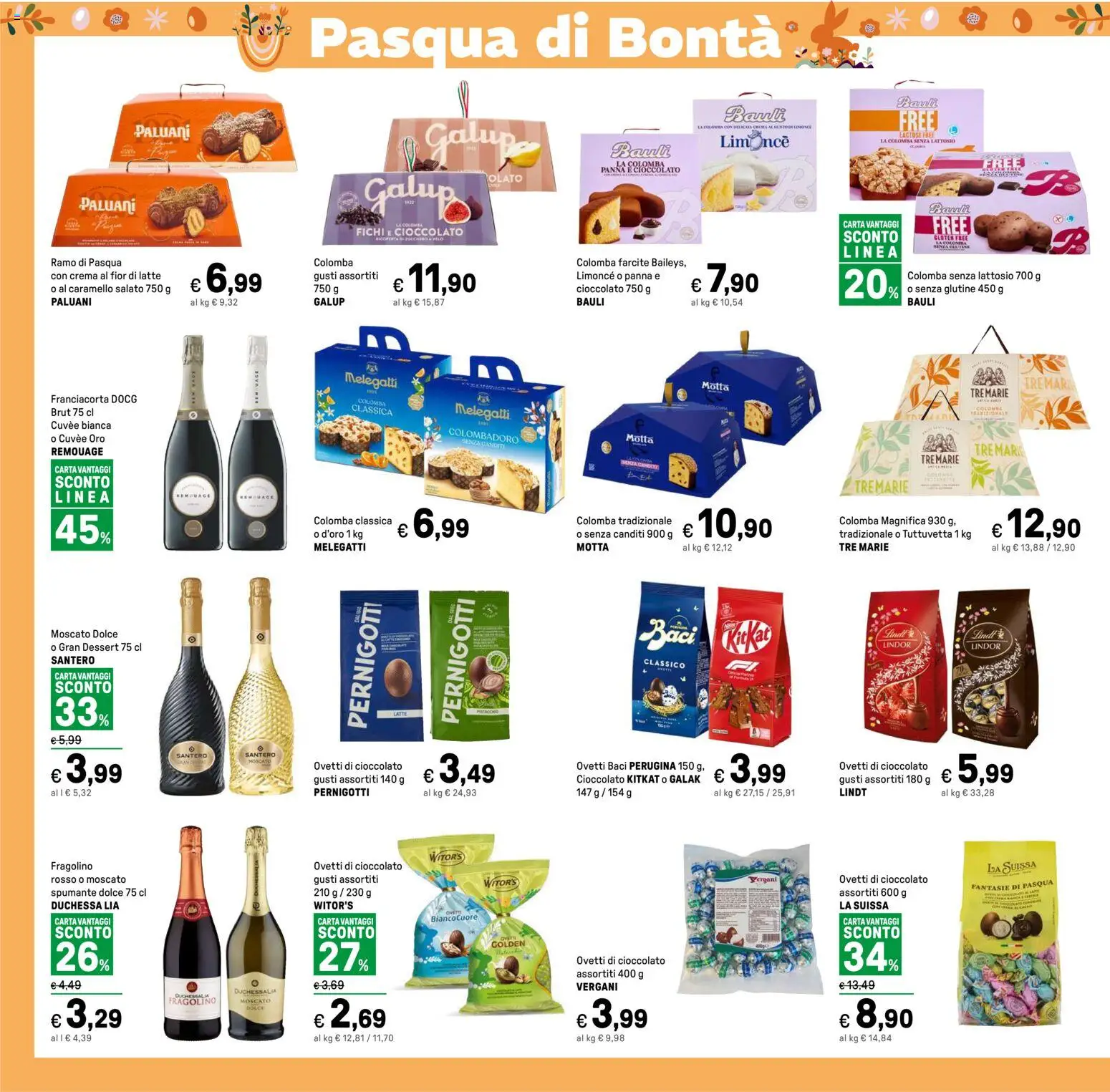 Volantino Iper del 19.03.2026 | Pagina: 16 | Prodotti: Crema, Panna, Latte, Spumante