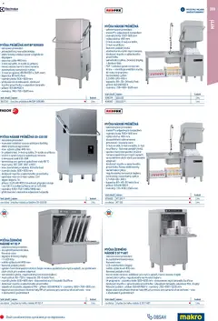Náhled letáku Makro leták - Gastro vybavení a zařízení od 01.02.2026 | Strana: 189 | Produkty: Košík, Myčka nádobí, Čerpadlo, LED