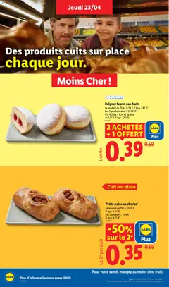 LIDL - Prévisualisation de Petits pains au chorizo*, Le produit de 110 g valide à partir de 23.04.2026 | Page: 8