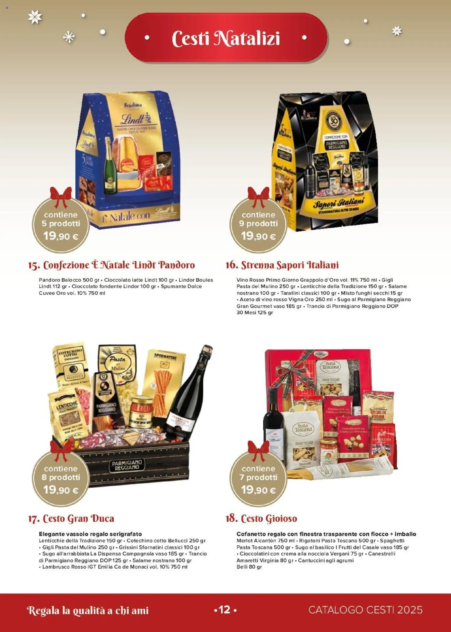 Volantino Oasi del 26.11.2025 | Pagina: 12 | Prodotti: Crema, Latte, Vino, Cioccolatini