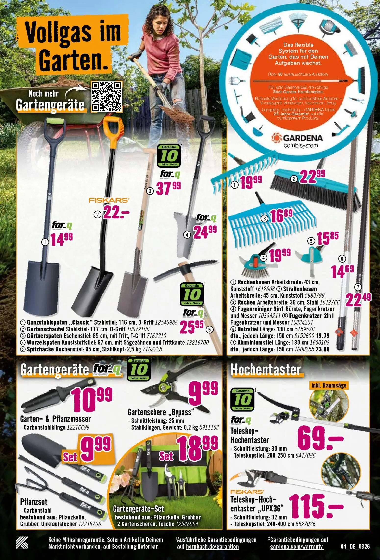 Hornbach Prospekt 	 – gültig ab 12.03.2026 | Seite: 4 | Produkte: Tasche, Gewicht
