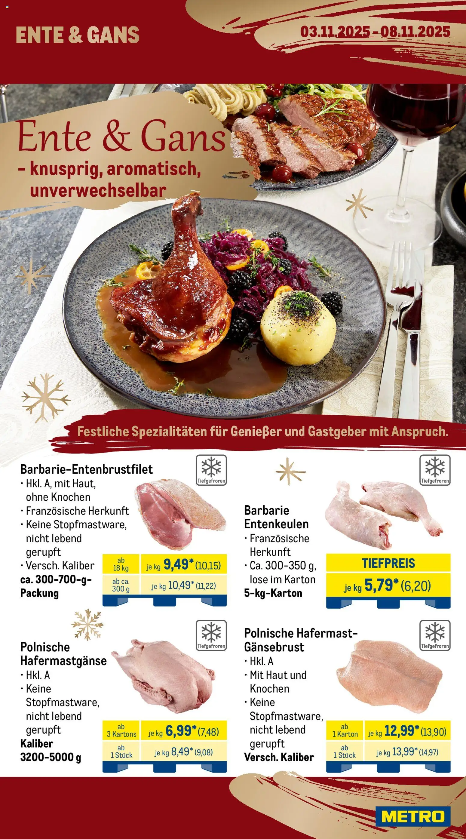 Metro - Black Friday – gültig ab 03.11.2025 | Seite: 5 | Produkte: Ente