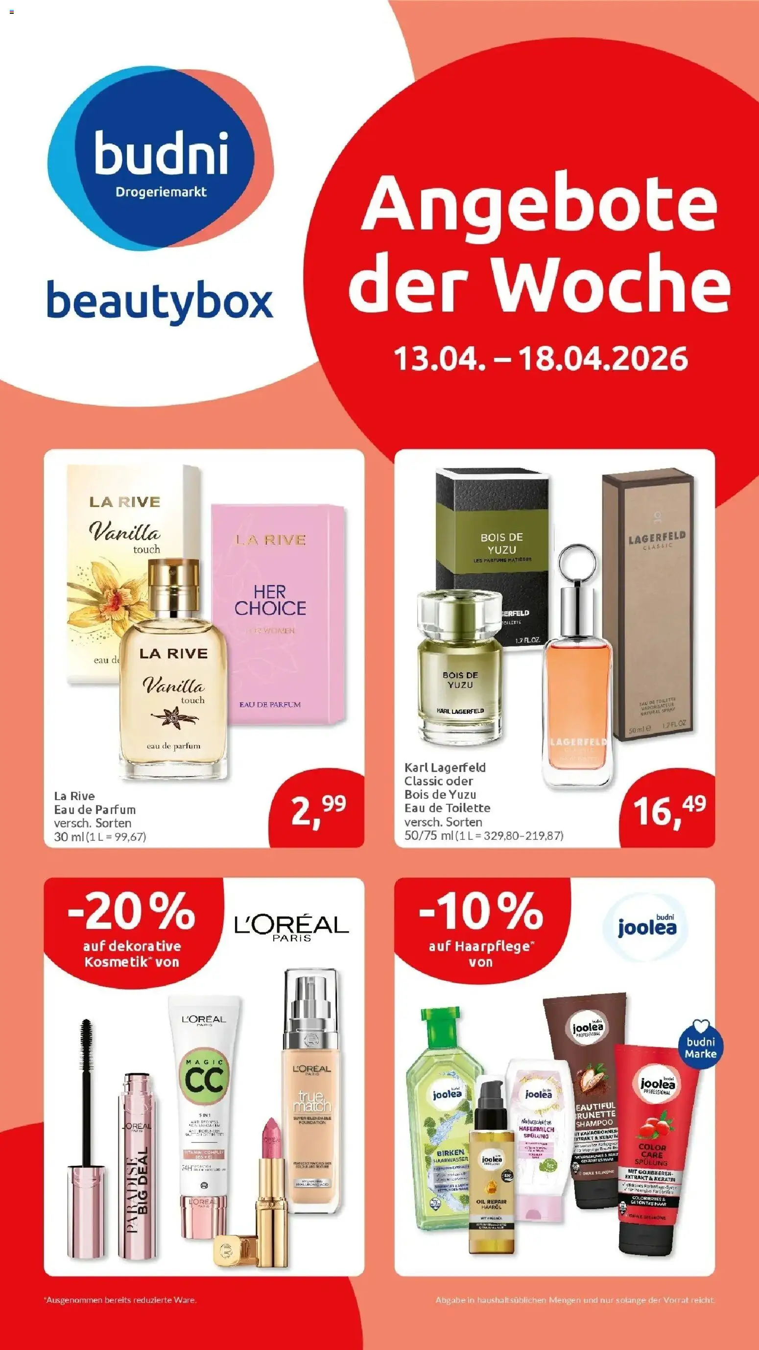 E center Prospekt Mainz-Weisenau	 – gültig ab 12.04.2026 | Seite: 65 | Produkte: Eau de Toilette, Shampoo, Eau de Parfum, Foundation