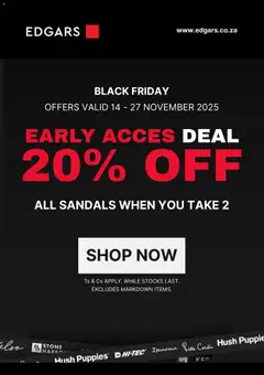 Edgars specials catalogue – valid from 21.11.2025
