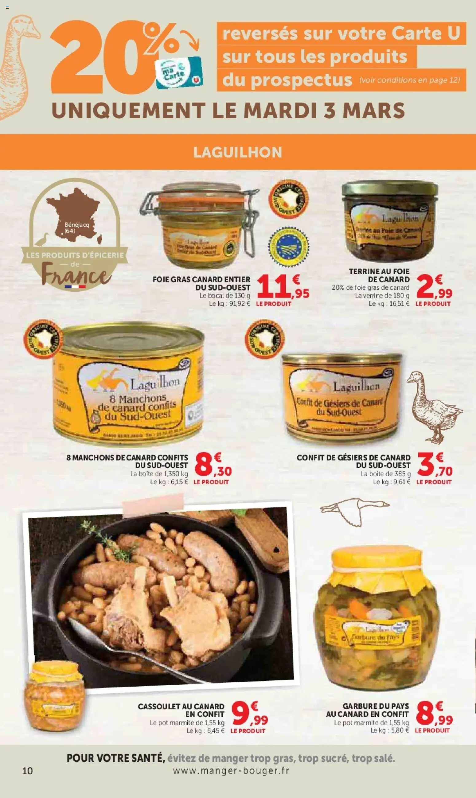 {H1} | Page: 10 | Produits: Foie Gras de Canard, Thé