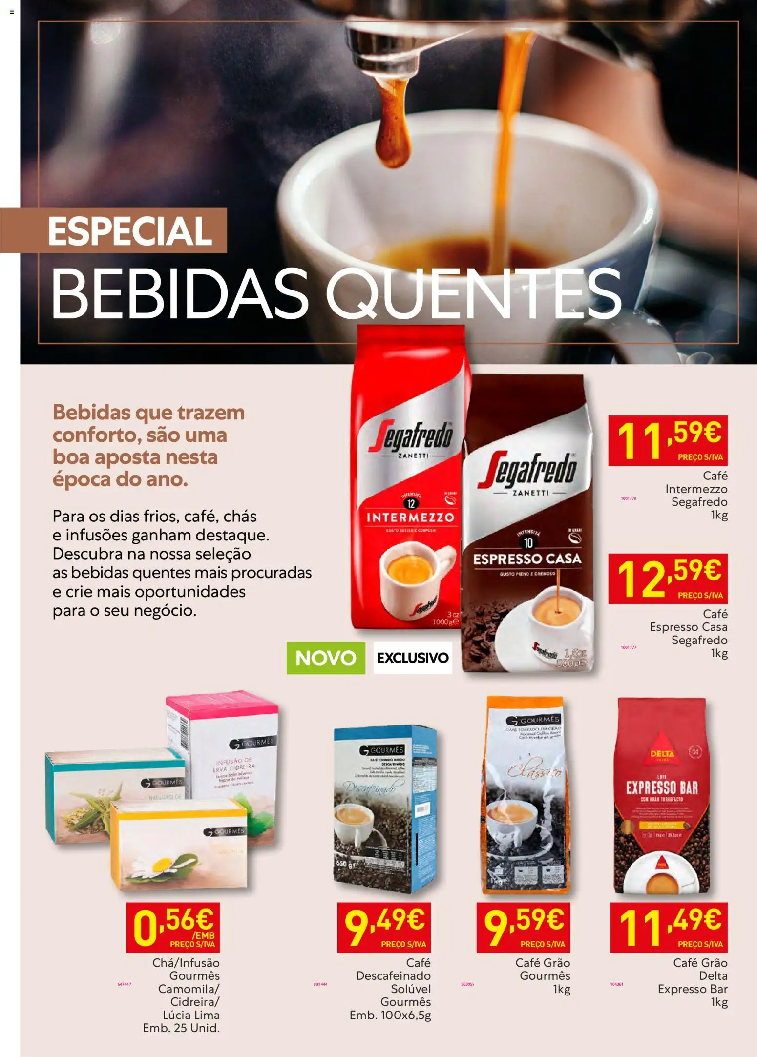 Recheio Horeca │ válido de 17.02.2026 | Página: 10 | Produtos: Chás, Café