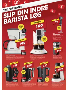 Punkt1 tilbudsavis – gyldig fra 15.09.2025 | Side: 16 | Produkter: Kaffe, Søm, Piskeris, Kaffemaskine