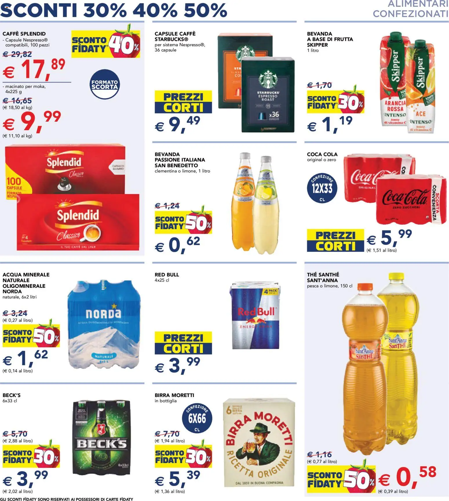 Volantino Esselunga S del 23.04.2026 | Pagina: 8 | Prodotti: Frutta, Pesca, Acqua minerale, Bottiglia