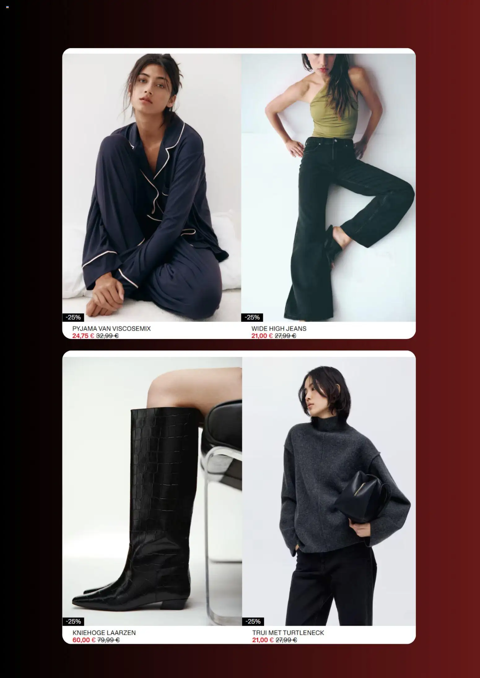 {H1} | Pagina: 4 | Producten: Laarzen, Trui, Pyjama