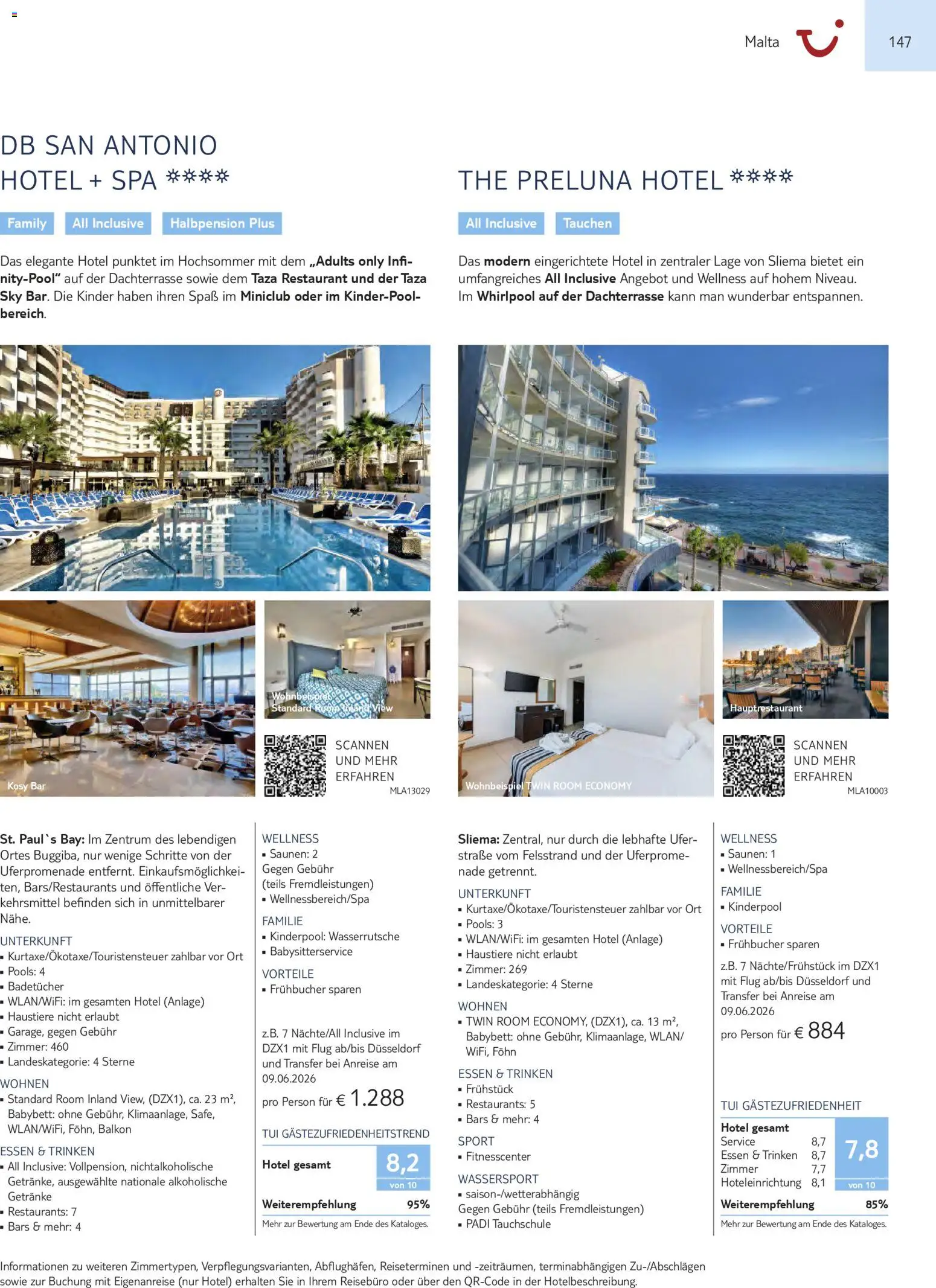 Aida  Südeuropa & Nordafrika 2026/27 – gültig ab 01.01.2026 | Seite: 147 | Produkte: Babybett, Föhn