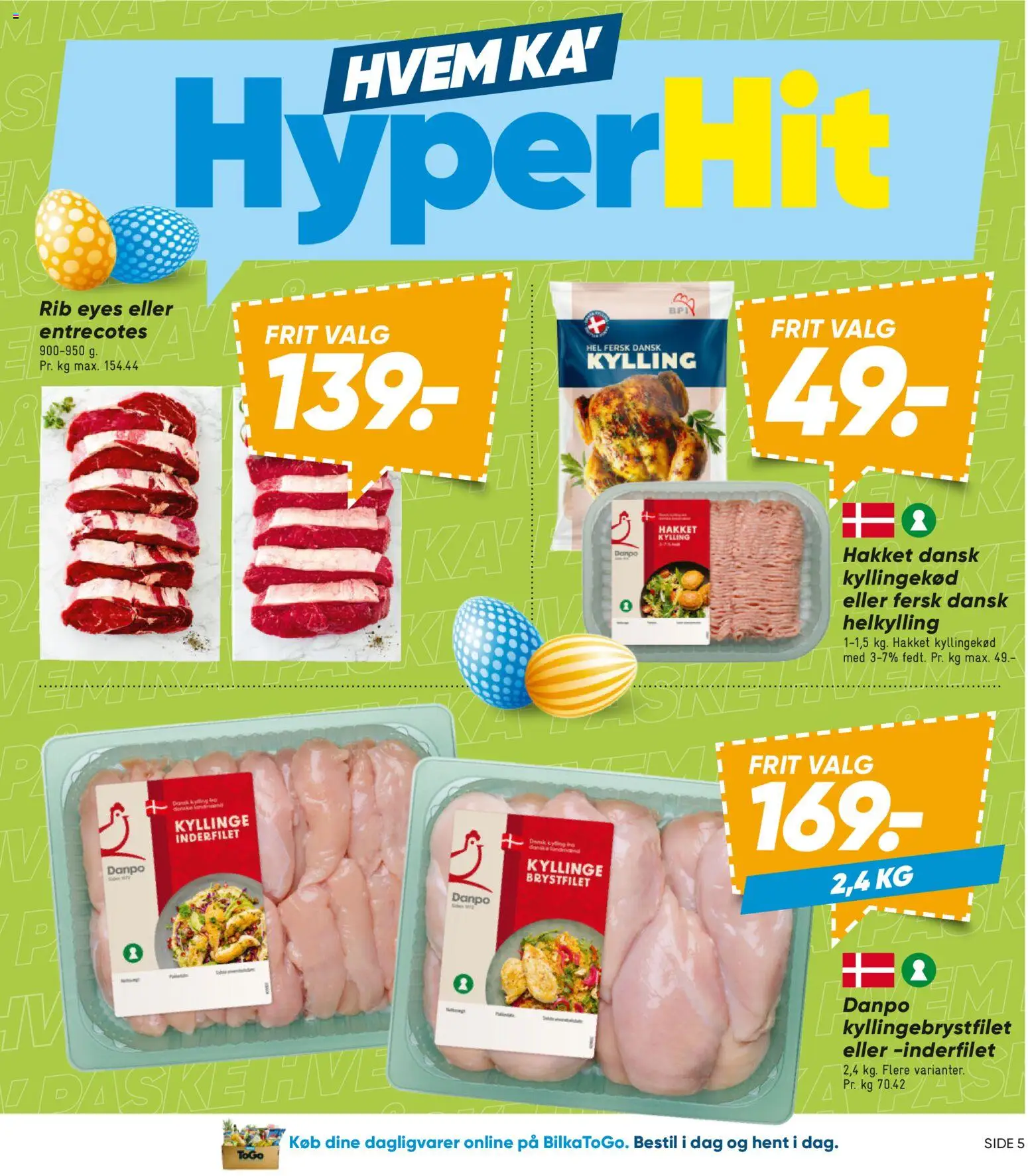 Bilka tilbudsavis – gyldig fra 20.03.2026 | Side: 5 | Produkter: Kyllingekød