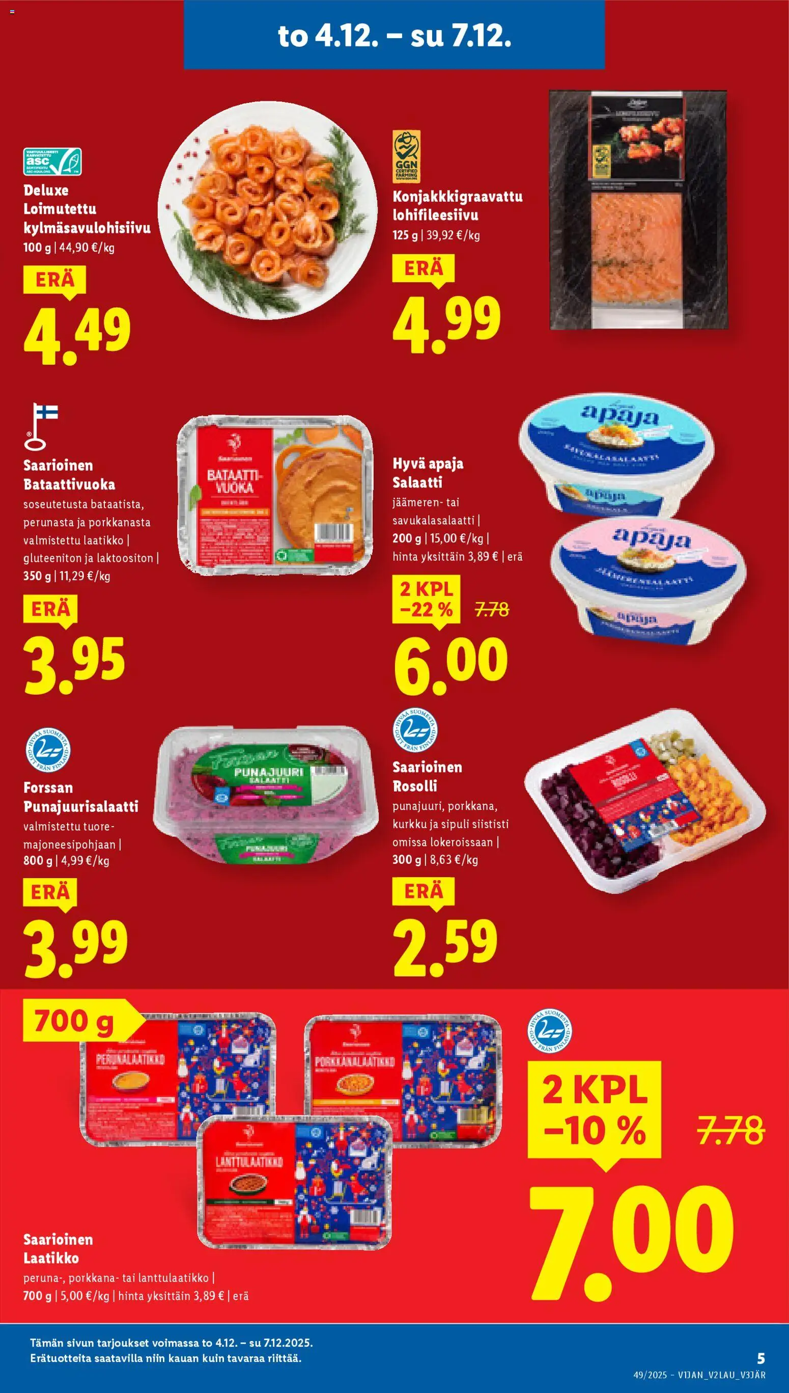 Lidl tarjoukset - Rovaniemi – voimassa 04.12.2025 alkaen | Sivu: 5