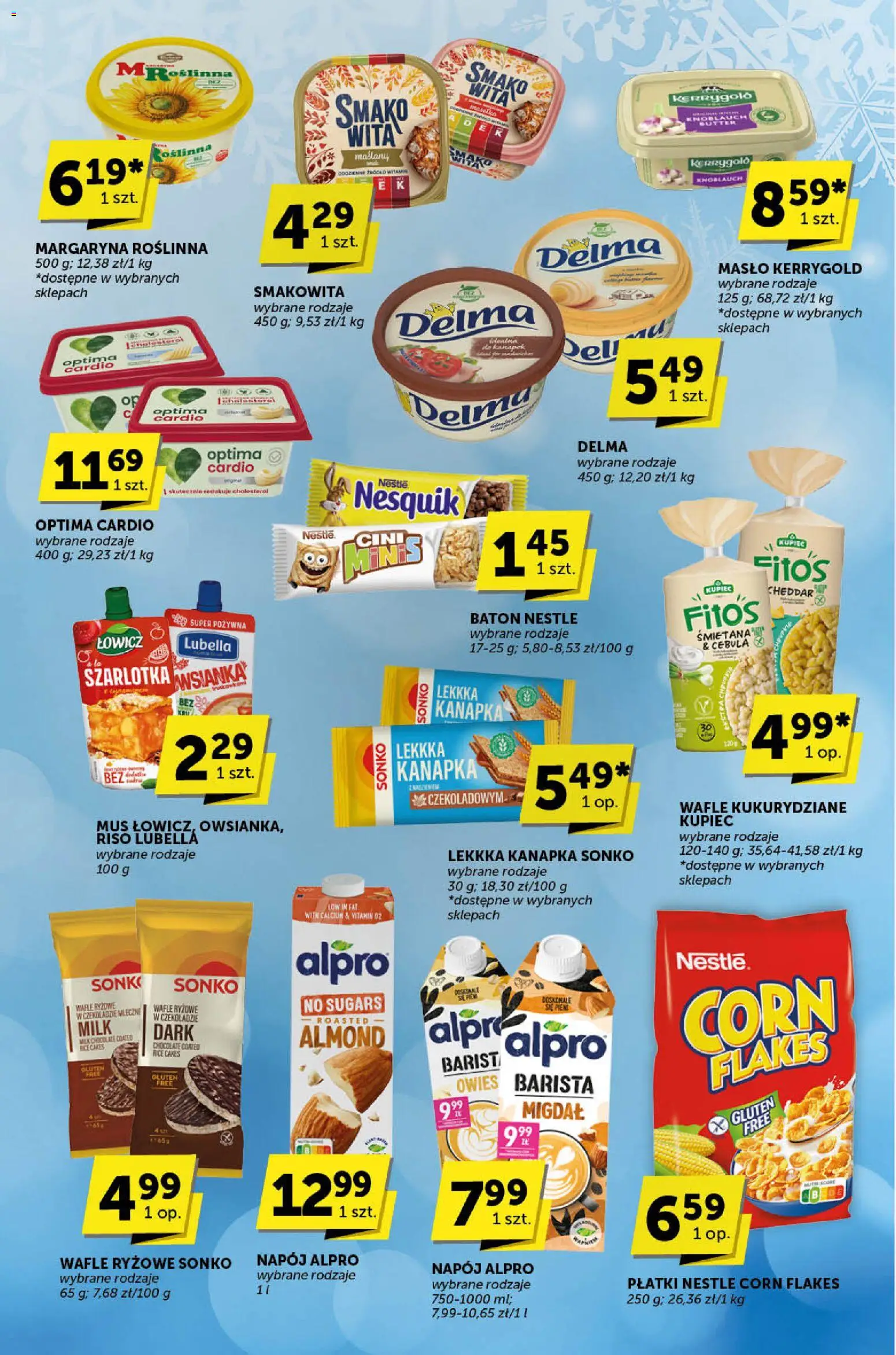 ABC Gazetka - Katalog od 27.11.2025 | Strona: 5 | Produkty: Wafle ryżowe, Margaryna, Masło, Cheddar
