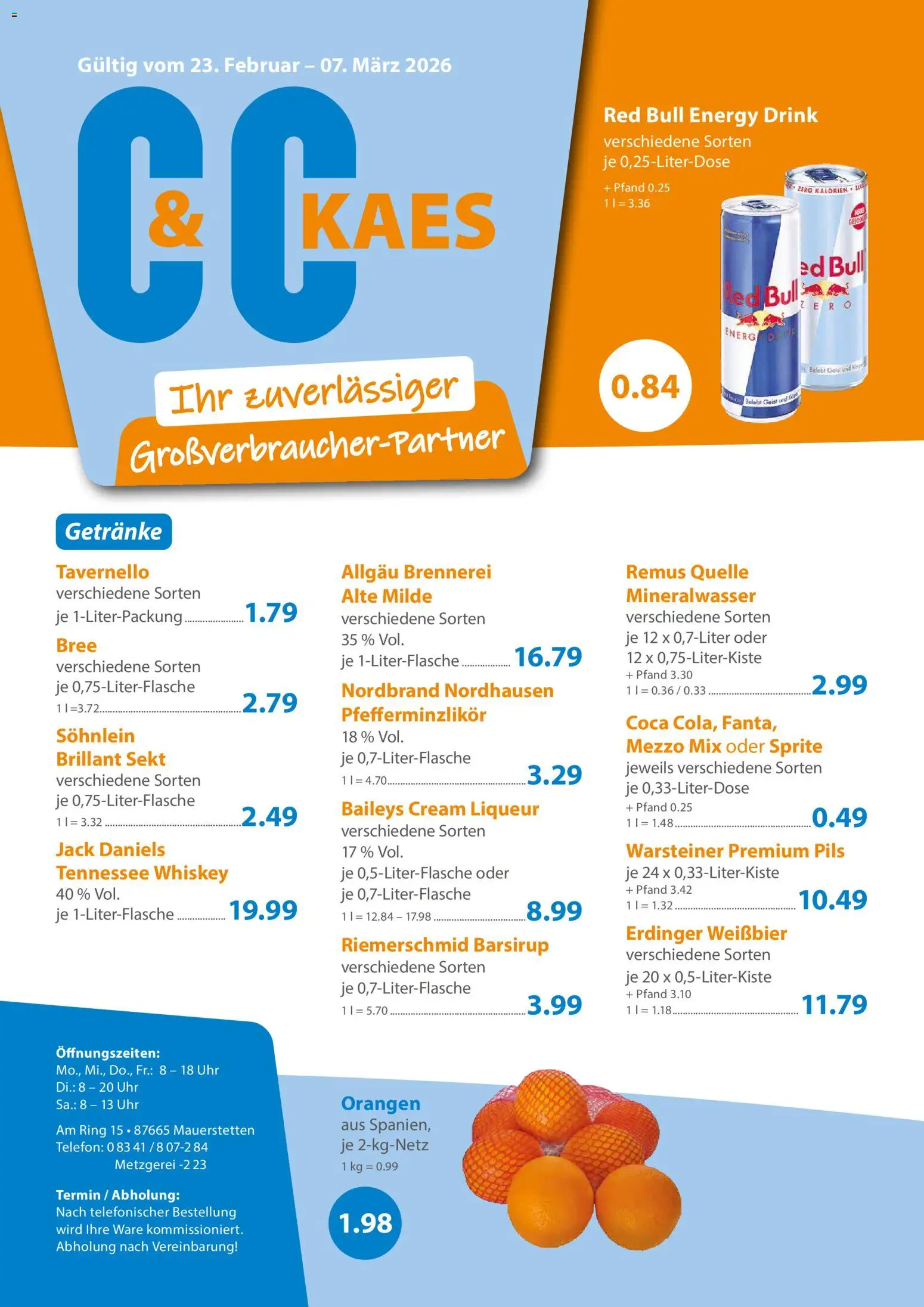 C&C Prospekt – gültig ab 23.02.2026 | Seite: 1