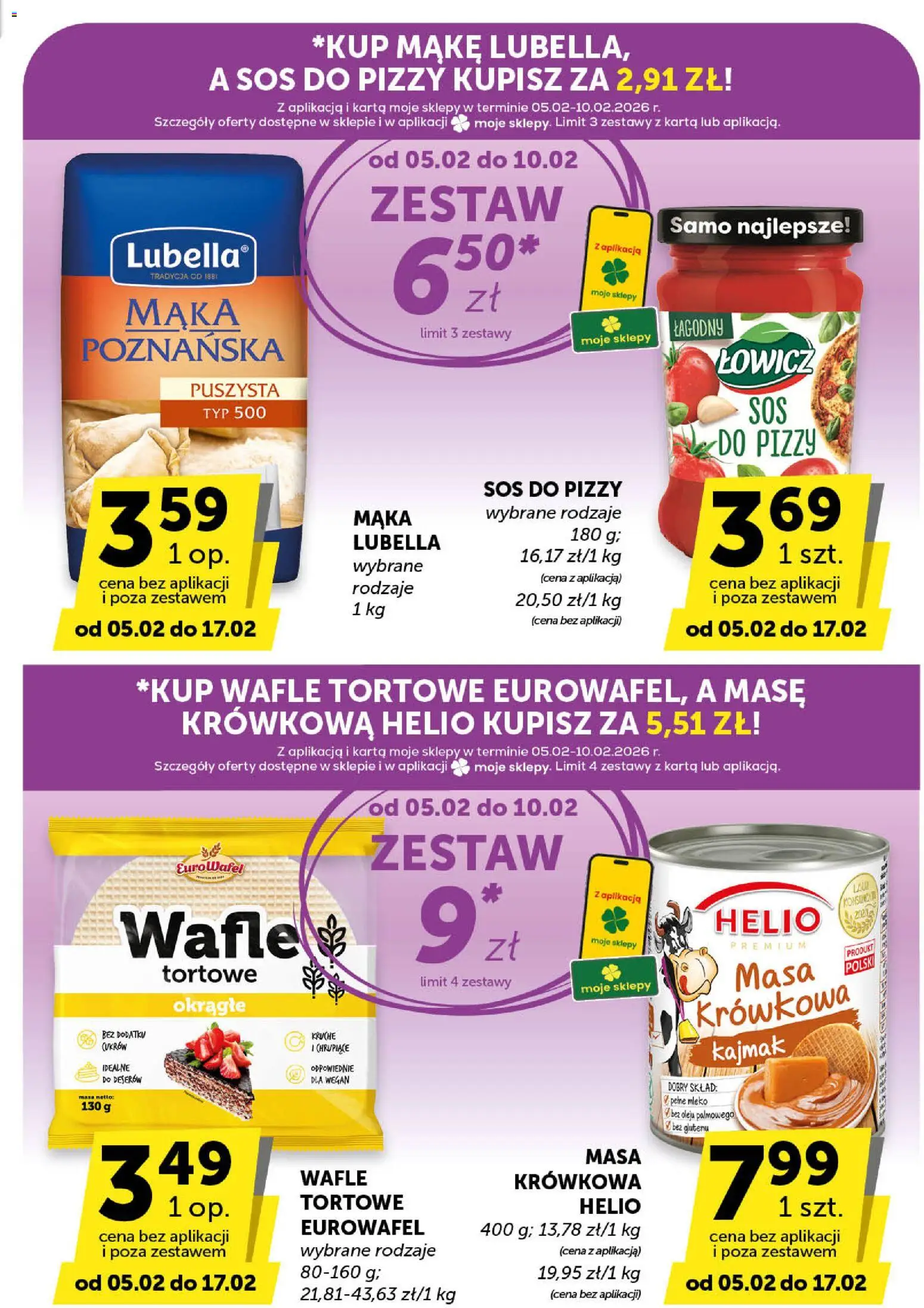 Euro Sklep Gazetka od 05.02.2026 | Strona: 13 | Produkty: Karta, Sos do pizzy, Wafle tortowe, Mleko