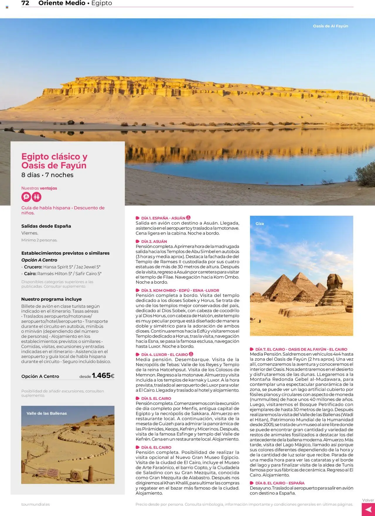 Viajes El Corte Inglés Africa y Oriente Medio │ válido desde el 01.01.2025 | Página: 72 | Productos: Navegación