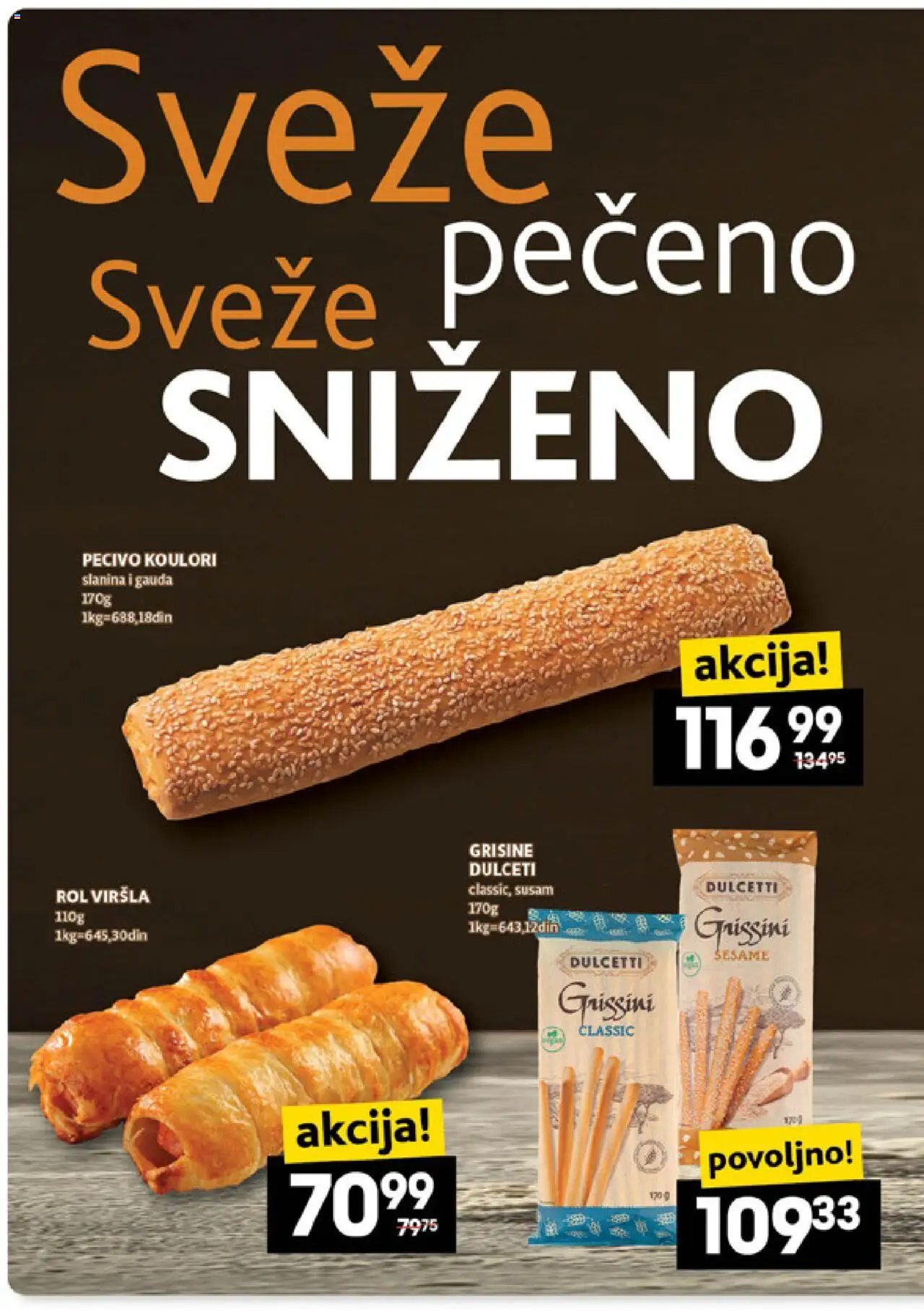 Idea katalog - važi od 11.09.2025 | Strana: 4 | Proizvode: Pecivo, Slanina