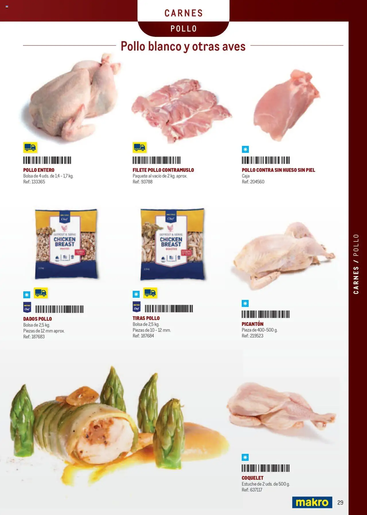 Makro - Especia Carta Prat │ válido desde el 08.04.2025 | Página: 29 | Productos: Bolsa, Filete, Caja