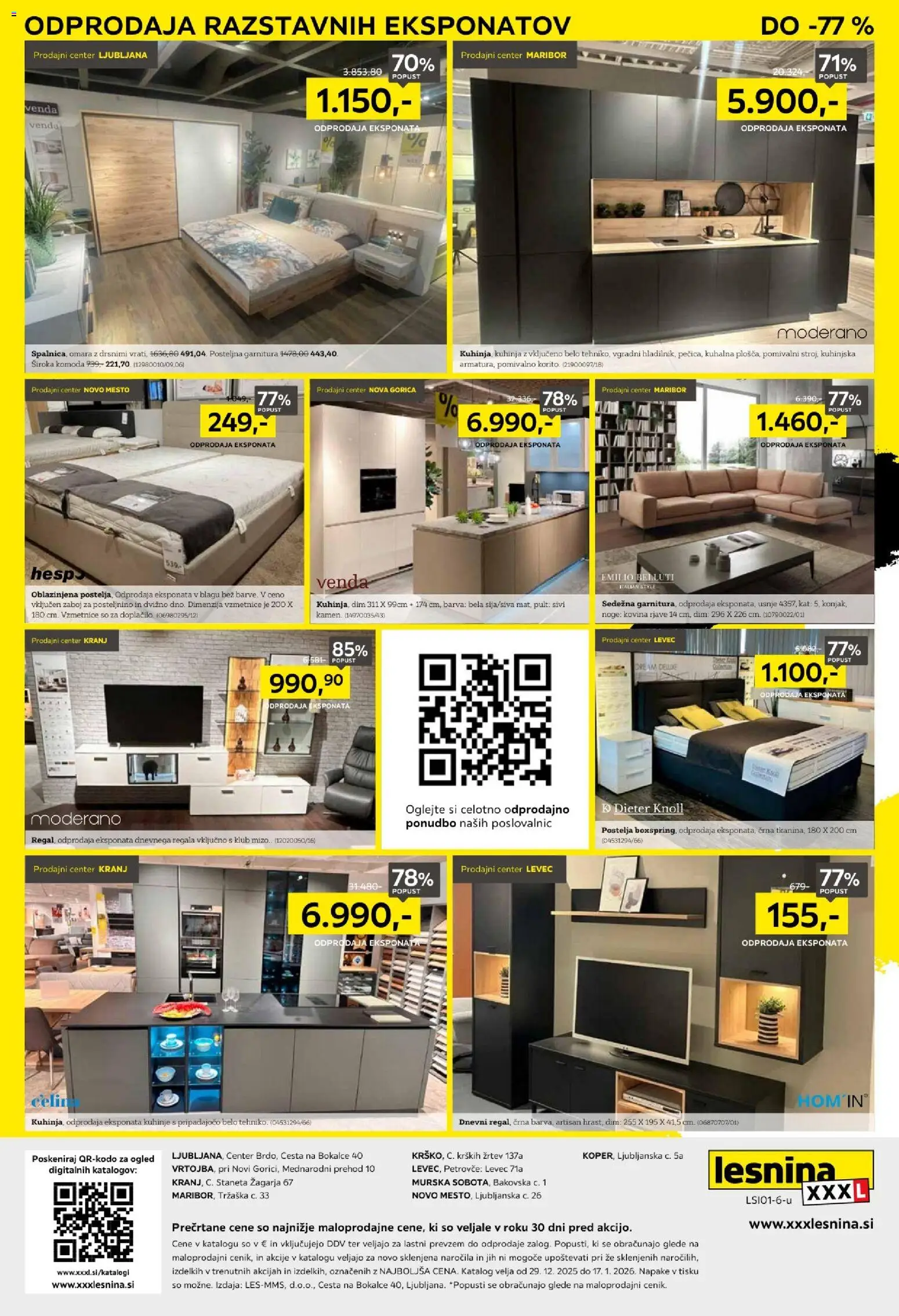 Novi XXXL Lesnina katalog ponudbe – veljaven od 29.12.2025 | Stran: 8 | Izdelki: Postelja, Omara, Komoda, Pomivalno korito