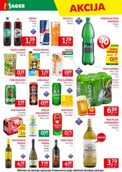 Jager katalog akcije – veljaven od 22.10.2025 | Stran: 12 | Izdelki: Penina, Mineralna voda, Pivo, Ananas