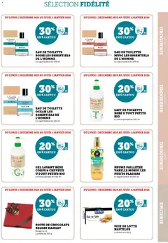 Hyper U - Prévisualisation de Hyper U - Ma sélection Carte U décembre valide à partir de 01.12.2025 | Page: 15 | Produits: Body, Chocolats belges, Alcool, Eau de toilette