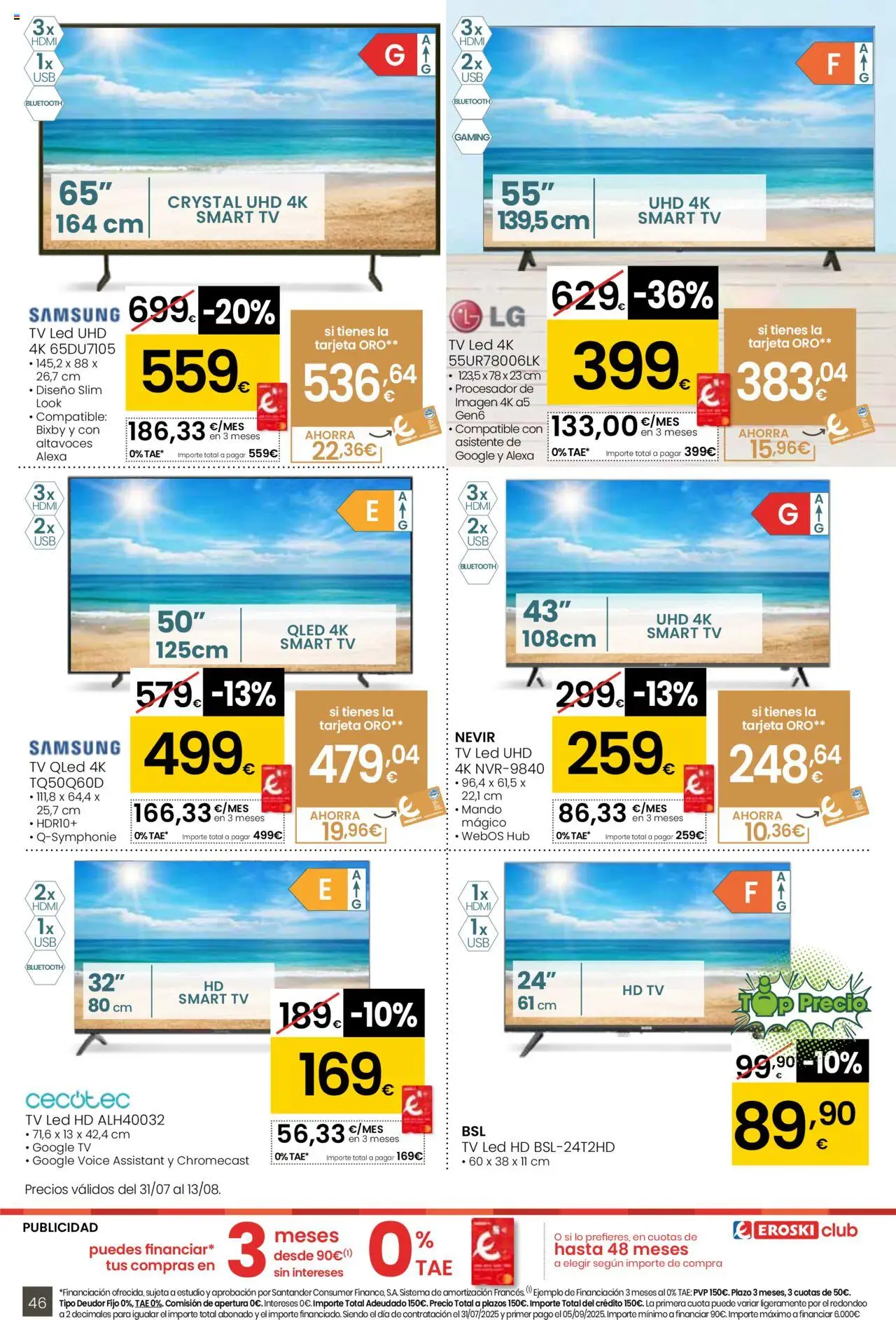 Eroski - Para conquistarte │ válido desde el 31.07.2025 | Página: 46 | Productos: Altavoces
