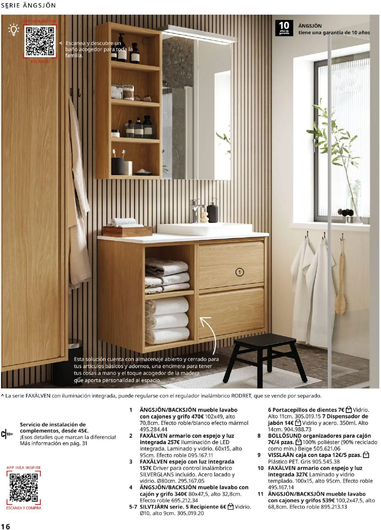 Catálogo IKEA Baños │ válido desde el 04.02.2025 | Página: 16 | Productos: Dispensador, Almacenaje, Baño, Espejo