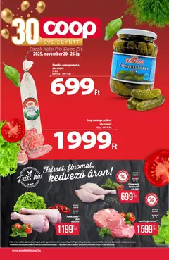 COOP - Újság Észak Kelet Pro-Coop Zrt - amely érvényes a következő dátumtól: 20.11.2025