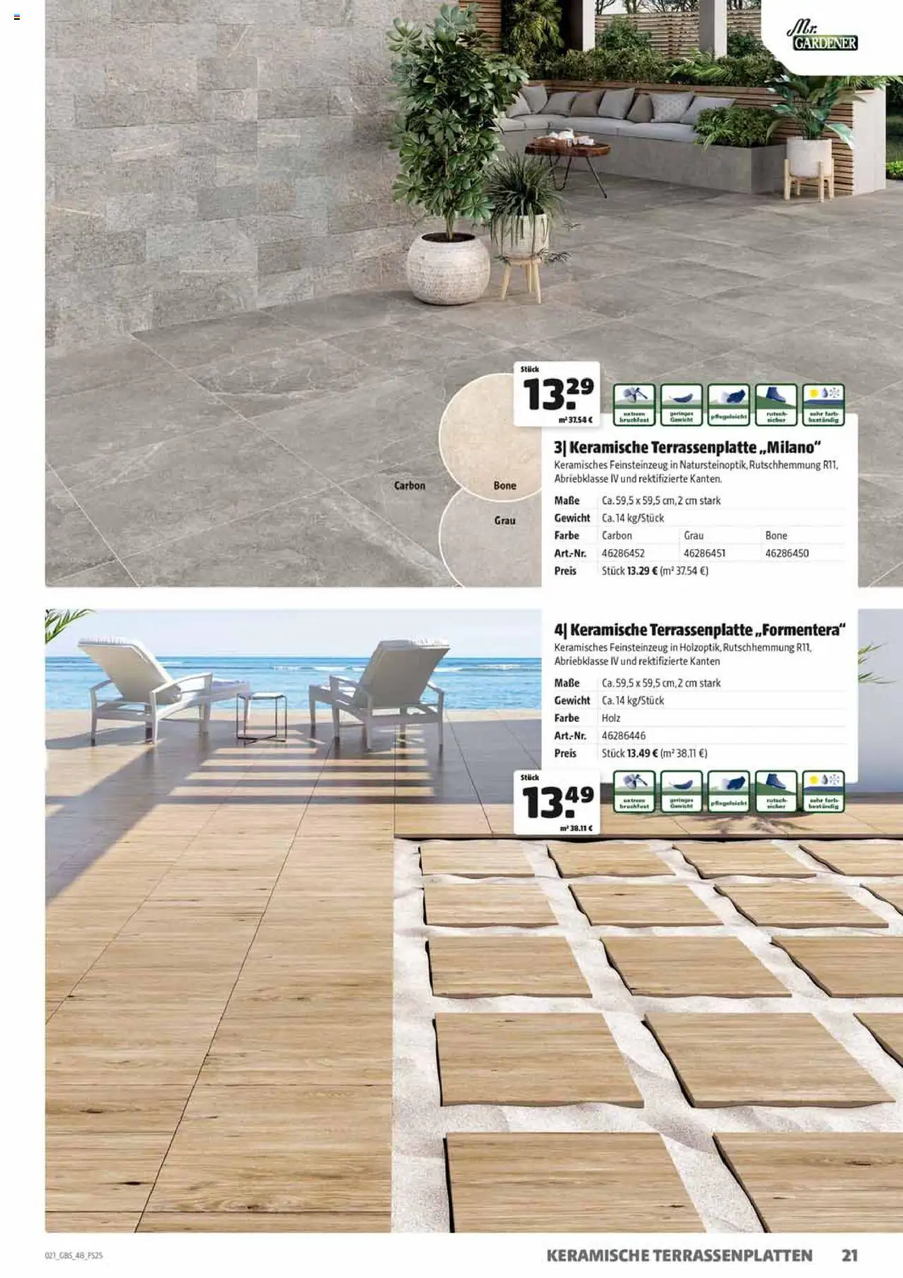 HERKULES Gartenbaustoffe - gültig ab dem 28.07.2025 | Seite: 21 | Produkte: Gewicht
