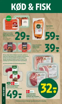 Danske Egnsgårde kalve entrecote eller ribeye, 200 g. Frit valg. 1 pakke. gyldig fra 05.03.2026 | Side: 4